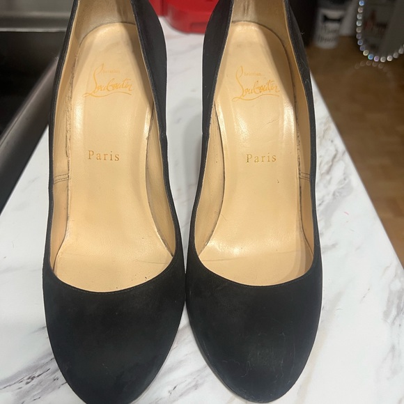 Authentic Christian Louboutin Ron Ron model 100 velvet - Picture 5 of 5